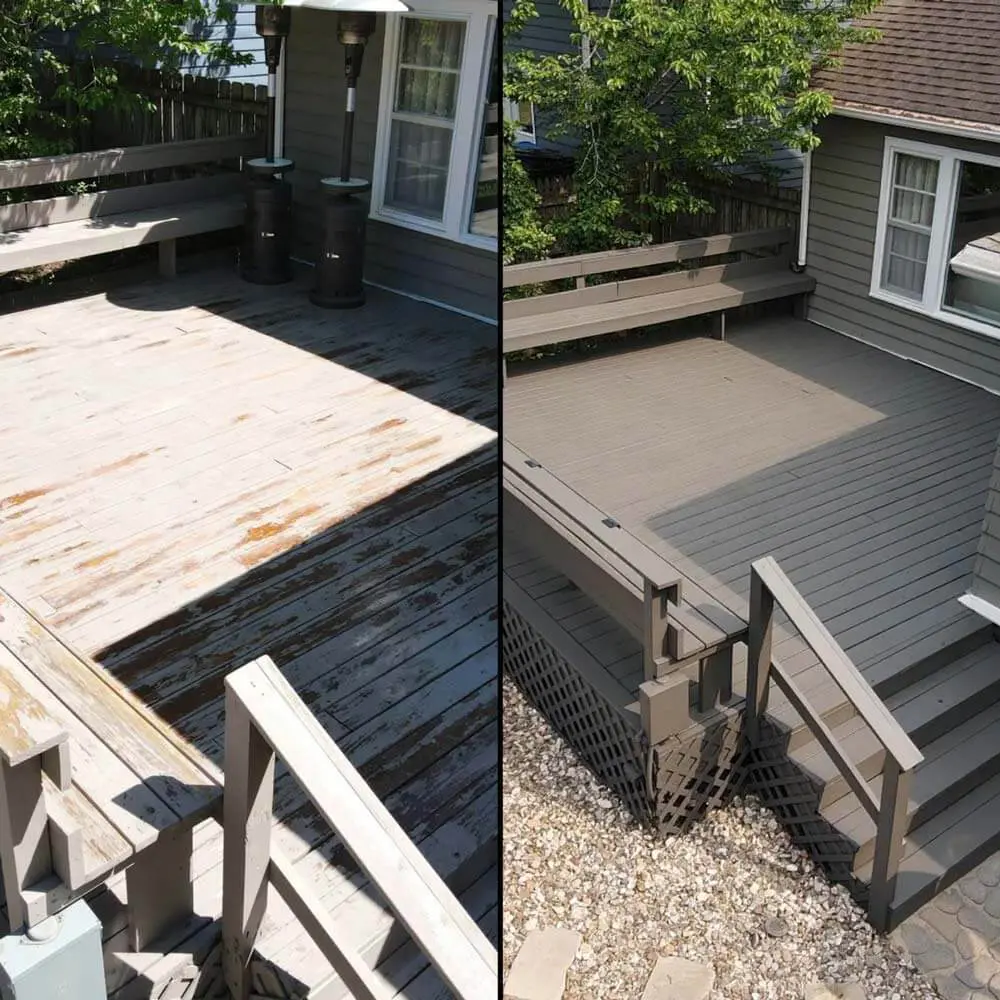 before and after house exterior