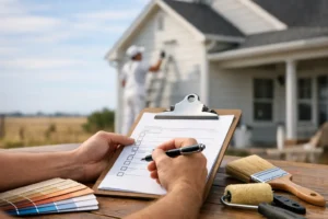 Painting Estimate Review Checklist for Kansas